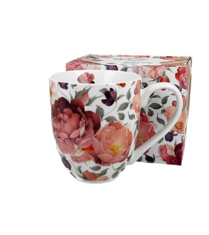 family bögre jumbó porcelán 1000ml virág - rózsa