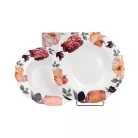   Family leveses tányér szett 2db-os 300ml 22cm virág - rózsa