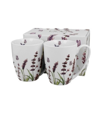 family bögre szett porcelán 2db-os 360 ml classic lavender