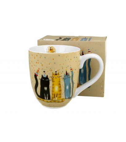 family bögre jumbó porcelán 1000ml macskás - party