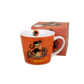 Family bögre porcelán 600ml macskás - cindy