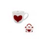 family bögre porcelán 460ml szív vörös