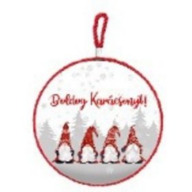 Family suport ceramică - Crăciun fericit 16cm