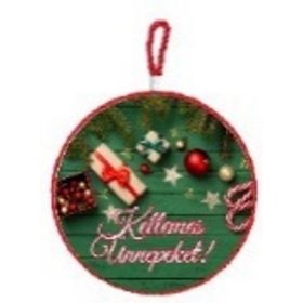 Family suport ceramică - sărbători fericite 16cm