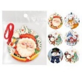 Family de Crăciun faornament set - 6 buc - 9 cm