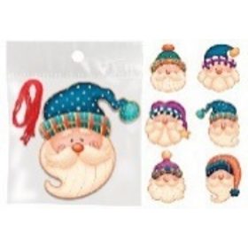 Family de Crăciun faornament set - 6 buc - 9 cm