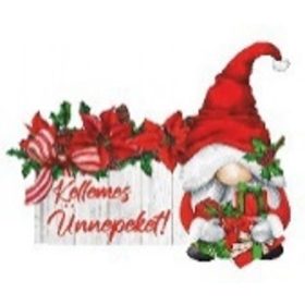   Family magnet de Crăciun decorațiuneval - sărbători fericite