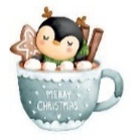 Family magnet de Crăciun decorațiuneval