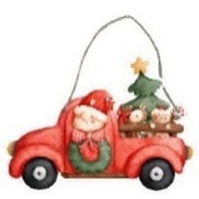   Family suspendat decorațiune - de Crăciun decorațiune - 22x13cm