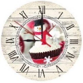 Family ceas de perete 28cm de Crăciun