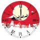 Family ceas de perete 28cm de Crăciun