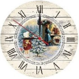 Family ceas de perete 28cm de Crăciun