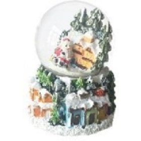 Family de Crăciun hóglob 4,5x6x4,5cm