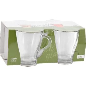 Family bögre üveg 300ML SZETT 4DB-OS