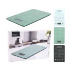 Family mérleg konyhai űveg 21,5X15CM MAX. 5KG 4F. SZÍN