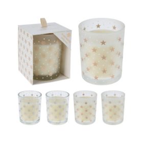 Family lumânare sticlăben 8x10cm 4 modele