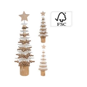 Family de Crăciun decor brad de Crăciun 7,5x23cm 2 modele