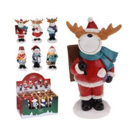 Family de Crăciun decor figurák 6x4x13cm 6 modele