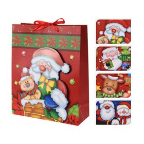 Family geantă cadou de Crăciun 24x18x8 4 modele