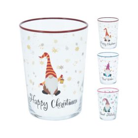 Family üdítős pahar de Crăciun 510ml 8,8x12,5cm 3 modele