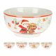 Family porțelan bol, 600ml, 140xm75mm, 320 grame, 4 de Crăciun modele roșu peremmel
