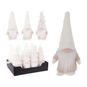   Family törpe magas kalappal și habculoare testtel, cremă culoare, 8x8x22cm, 25 grame, poliés