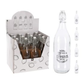   Family palack cu clemă sticlă 1l (12 buc/display) feliratos