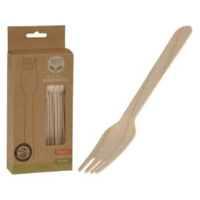 Family furculiță set mesteacăn 40 buc 16cm