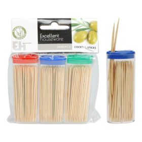 Family scobitoare set bambus 3 buc (150szál/tubus) 6.5cm