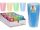 Family pahar plastic 6 buc 280ml 4 culori (24set/display)
