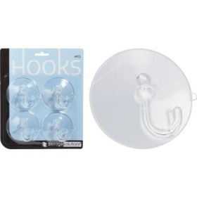 Family cuier cu ventuză plastic 7x2cm 4 buc