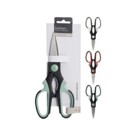   Family konyhai foarfecă rm oțel pp și tpe anyaggal 20,7x8,4x0,8cm vast.:1,8mm 3 culori