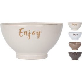   Family pentru müsli bol stoneware "enjoy" 850ml 4 modele