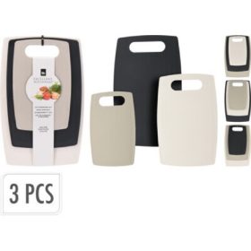  Family tocător pp 3 buc 24x15x0,5cm 29,5x19,5x0,5cm 35x22x0,5cm 3 culori