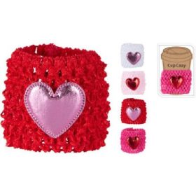 Family paharvédő valentin poliester 7x7cm 4 modele