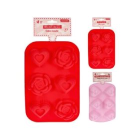  Family formă de copt silicon valentin 29x17,6x3,3cm 2 modele