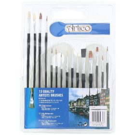 Family festő pensulă set + paletta 16 buc 20x28cm