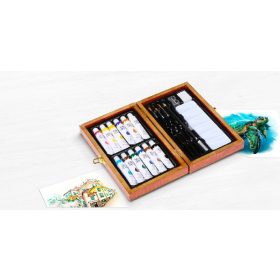 Family artificialvész set lemn cutieban 20 piese 22x14x5cm