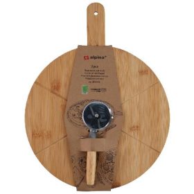 Family pizza deszka cuțitsel 2 buc 44x34x1cm alpina