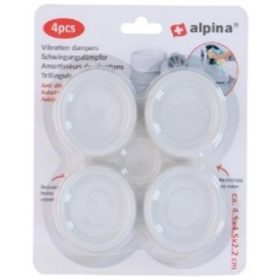   Family rezgéscsillapít mosógéphez 4 buc 4,5x4,5x2,2cm alpina