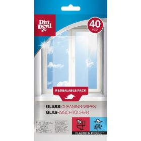   Family curățător kendő 40 buc sticlăre 36gsm 155gr 18x20cm dirt devil