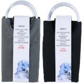   Family szennyessuport coș, negru/gri, 63x37x56 cm poliester/alumínium