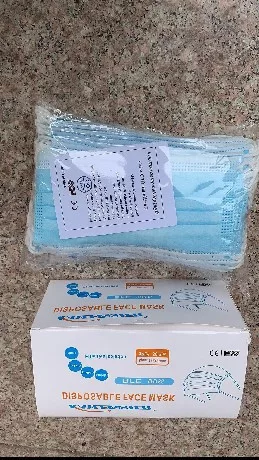 Family medicală mască de gură cu elastic cu trei straturi simplă de unică folosință