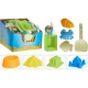 Family nisipieră set plastic 5 buc 4 modele