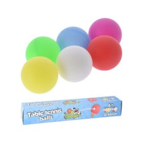 Family PING-PONG LABDA 6DB-OS, KÜLÖNBÖZŐ SZÍNEK 40MM