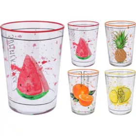 POHÁR ÜVEG 510ML 4F.