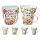 TÁL 530ML ÉS BÖGRE 330ML SZETT PORCELÁN 4F.