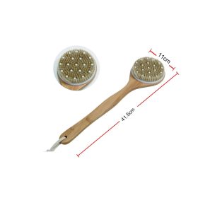 Family perie de baie lemn cu mâner 41,5x11cm