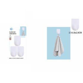 Family cârlig autoadeziv 3 buc 3,7x5,8x2cm