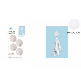 Family cârlig autoadeziv 4 buc 4x4x2,8cm